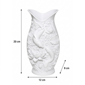 Lotus koi (Balık) dekoratif vazo